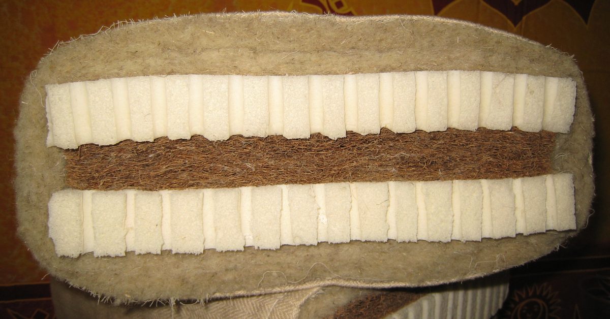 Placa de fibra de coco para colchões